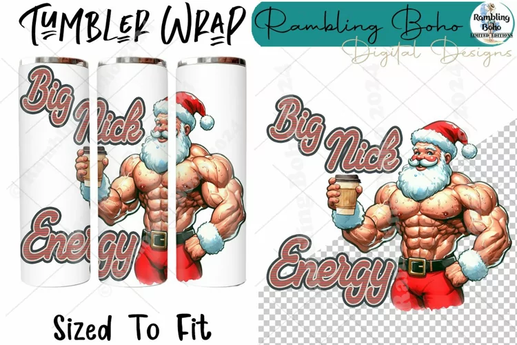 Vintage Funny Big Nick Energy Sublimation