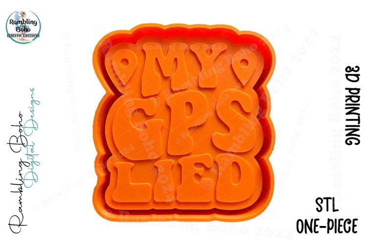 My GPS Lied Freshie/Soap Mold Housing STL
