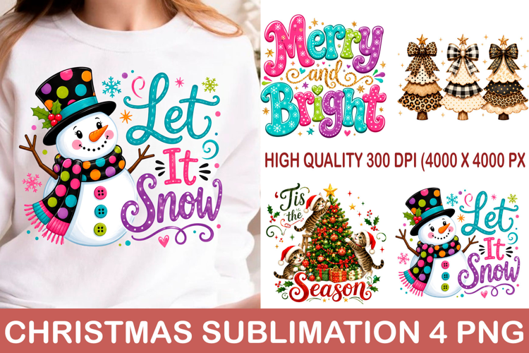 Christmas Sublimation Design Png T-shirt