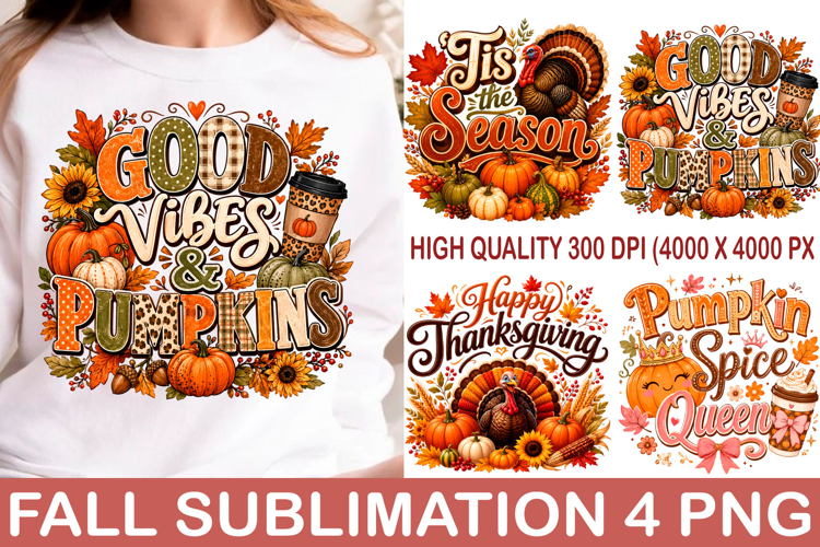Trending Fall Sublimation PNG design Autumn Tshirt
