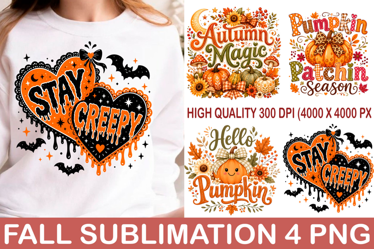 Trending Fall Sublimation PNG design Autumn Tshirt