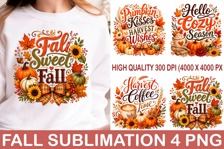 Trending Fall Sublimation PNG design Autumn Tshirt