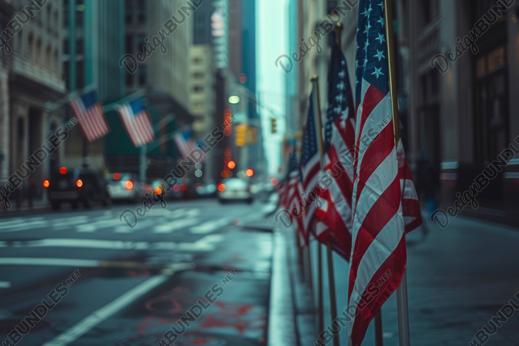 Flag of the United States Background Wallpaper