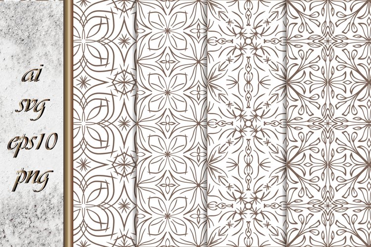 Seamless Pattern Hand Drawn Sketch example image 1