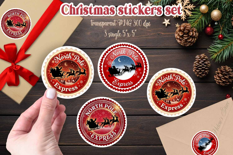 Christmas present gifts stickers | North Pole Express png