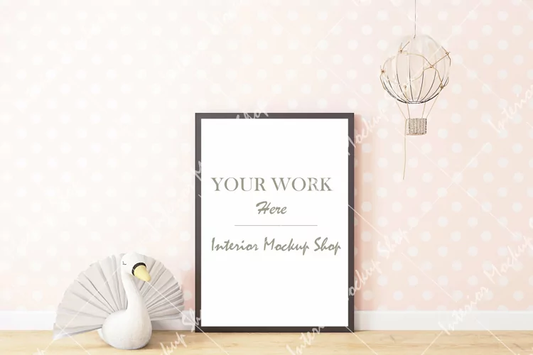 Frame Mockup Kids, Interior Mockup, Mockup