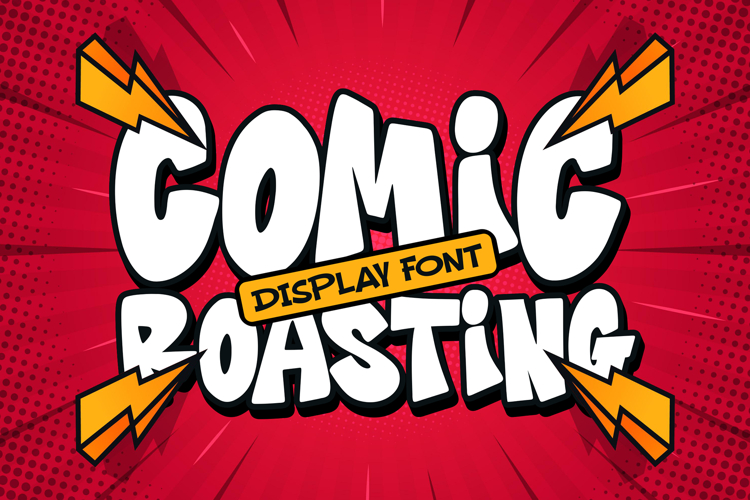 Comic Roasting - Comic Display Font