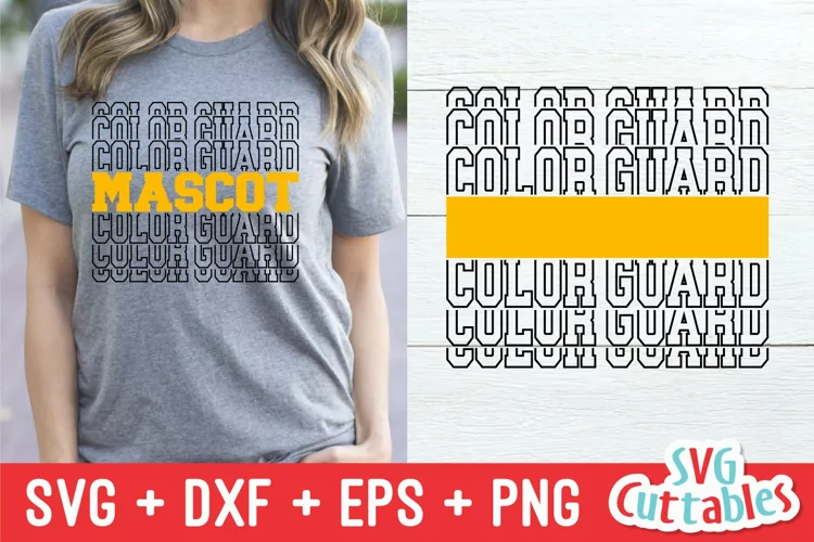 Color Guard SVG | Color Guard Template 0010