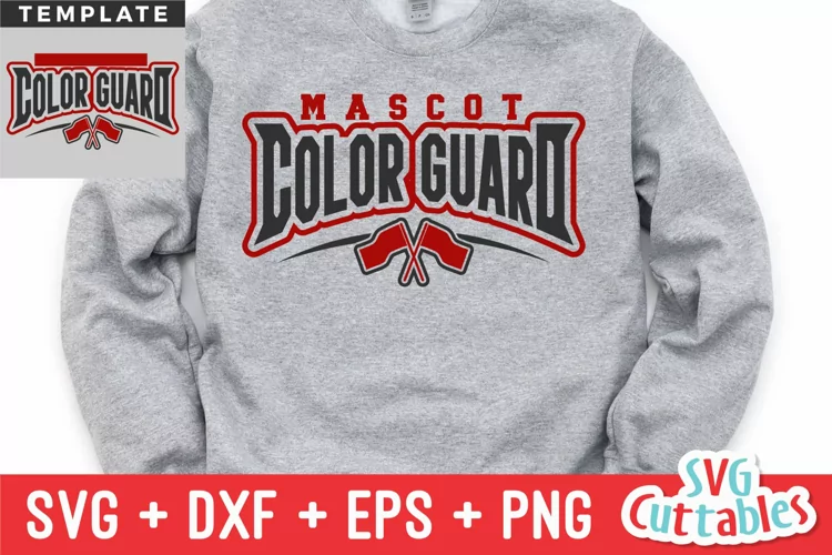 Color Guard SVG | Color Guard Template 0011