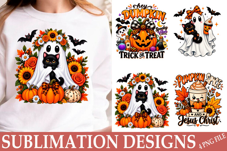 Trending Halloween PNG Halloween Shirt Sublimation Png example image 1