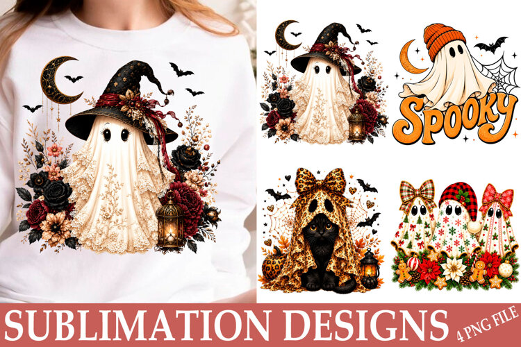 Trending Halloween PNG Halloween Shirt Sublimation Png example image 1