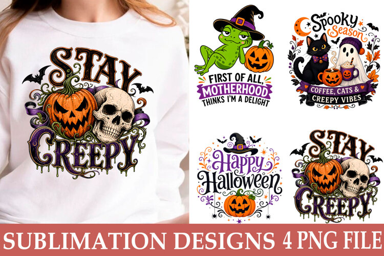 Trending Halloween PNG Halloween Shirt example image 1