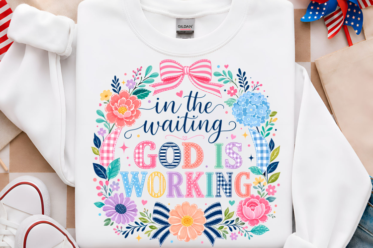 In The Waiting God Is Working PNG