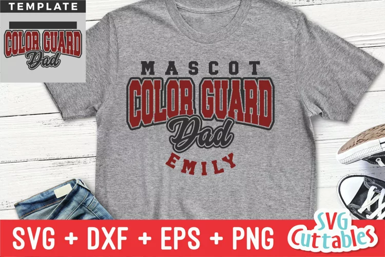 Color Guard SVG | Color Guard Template 0015