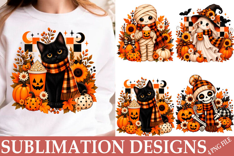 Trending Halloween PNG Halloween Shirt Sublimation Png example image 1