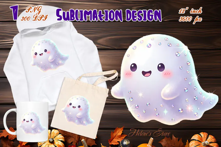 Cute Halloween clipart | Kawaii shirt sublimation designs