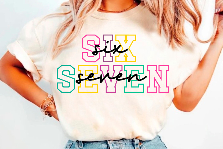 67 Meme 67 SVG Cute 67 Png 6-7 Meme Desi