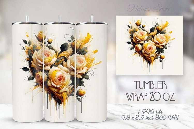 20 Oz Sublimation Tumbler Wrap Image 22