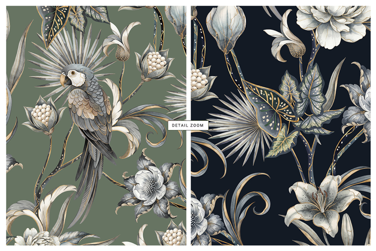 floral seamless patterns