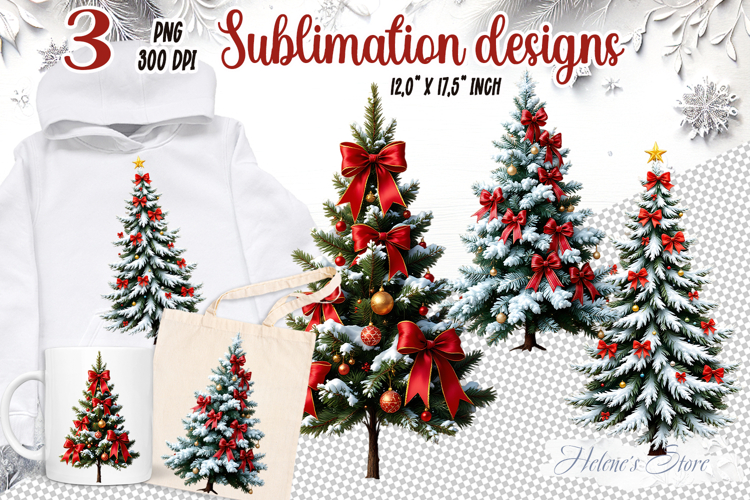 Christmas tree coquette bows clipart | Cute t shirt design