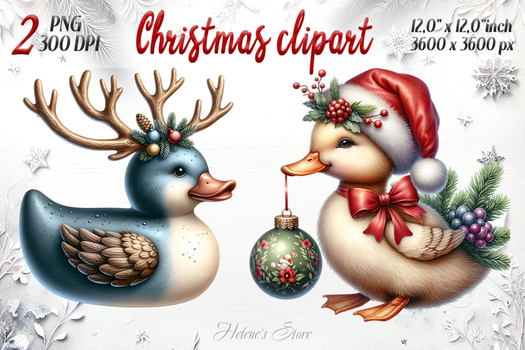 Christmas cute rubber duck clipart png| Funny t shirt design