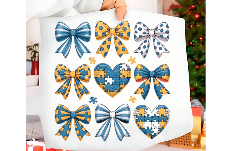 Autism Coquette Bow Png,Autism Awareness