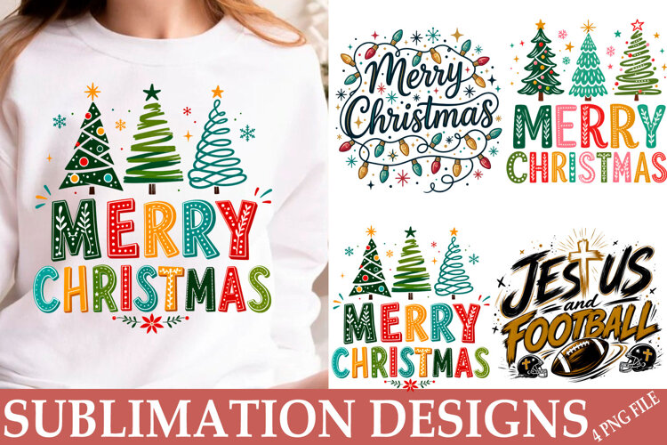Trending Merry Christmas Shirt Sublimation Png example image 1