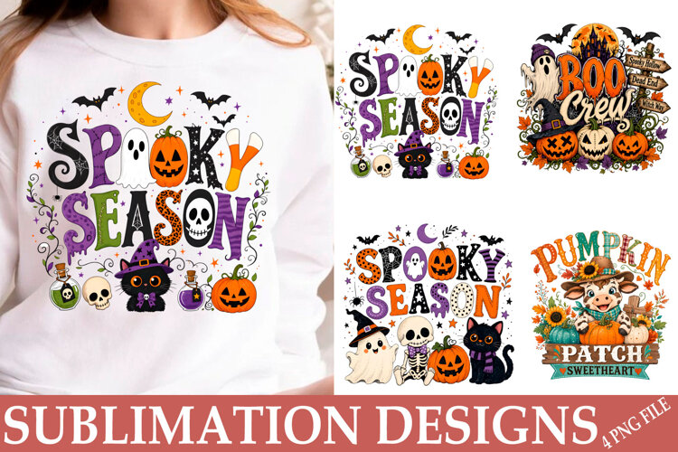 Trending Halloween PNG Halloween Shirt Sublimation Png example image 1