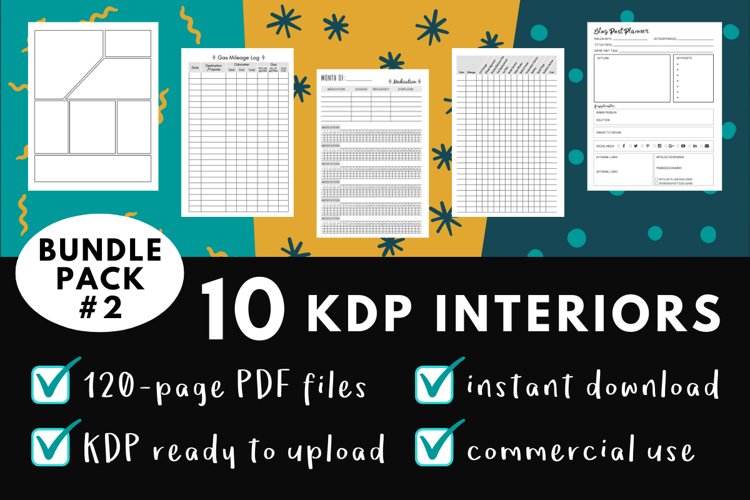KDP Interior Pack #2 - 10 Templates! example image 1