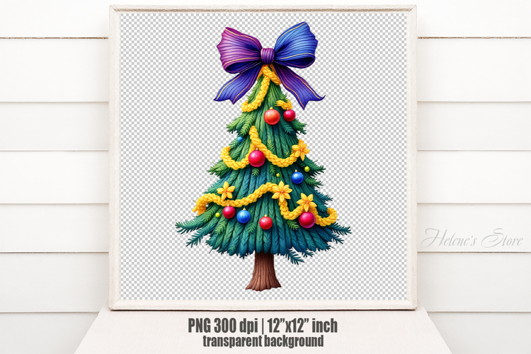 Christmas tree clipart | Winter forest t shirt design png