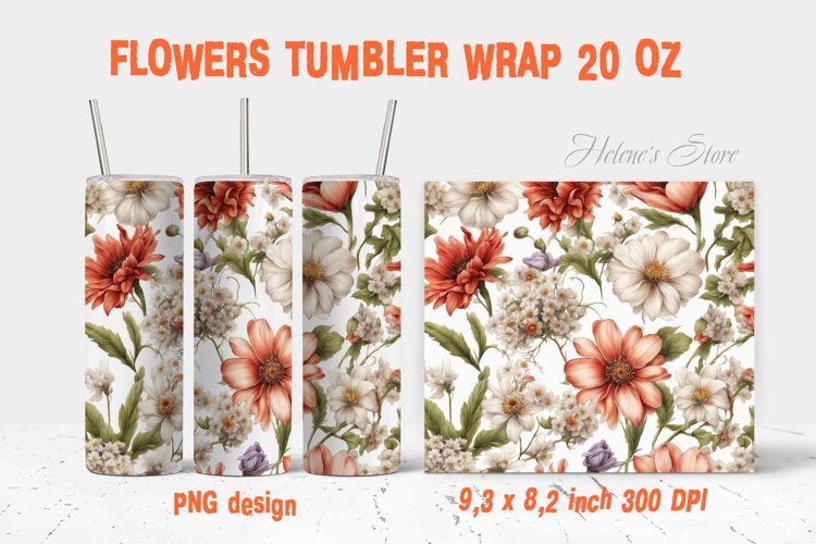 20 Oz Sublimation Tumbler Wrap Image 9