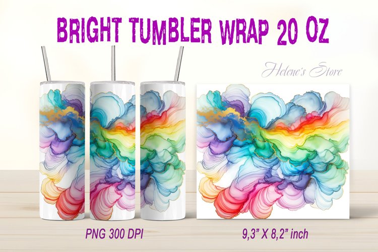 Alcohol Ink Tumbler Wrap Image 20