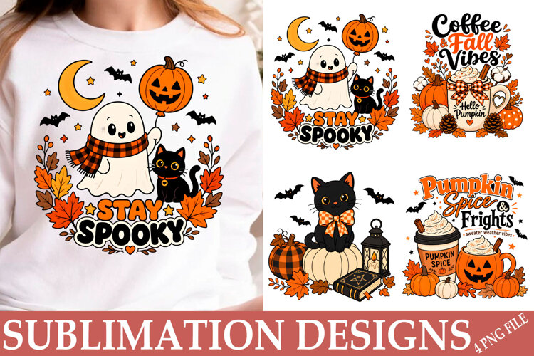 Trending Halloween PNG Halloween Shirt Sublimation Png example image 1
