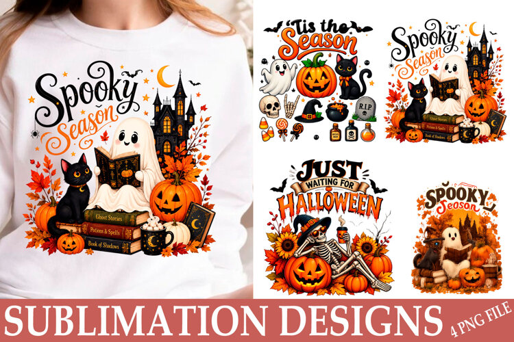 Trending Halloween PNG Halloween Shirt Sublimation Png example image 1