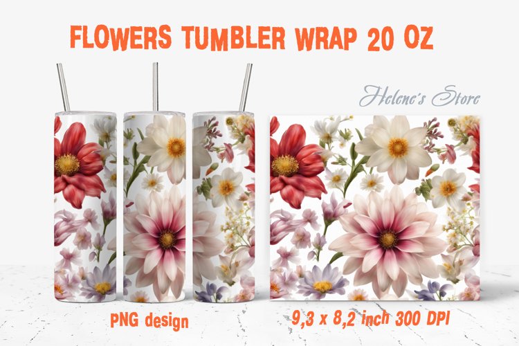 20 Oz Sublimation Tumbler Wrap Image 10