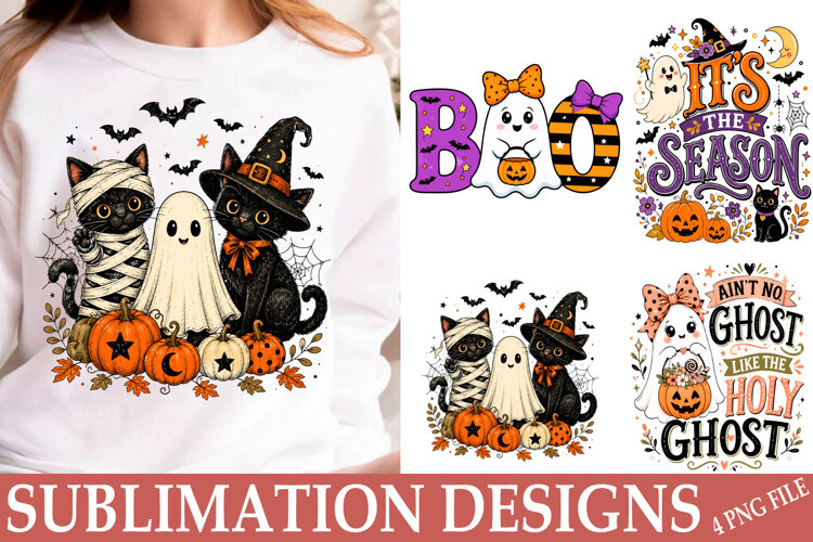 Trending Halloween PNG Halloween Shirt Sublimation Png example image 1