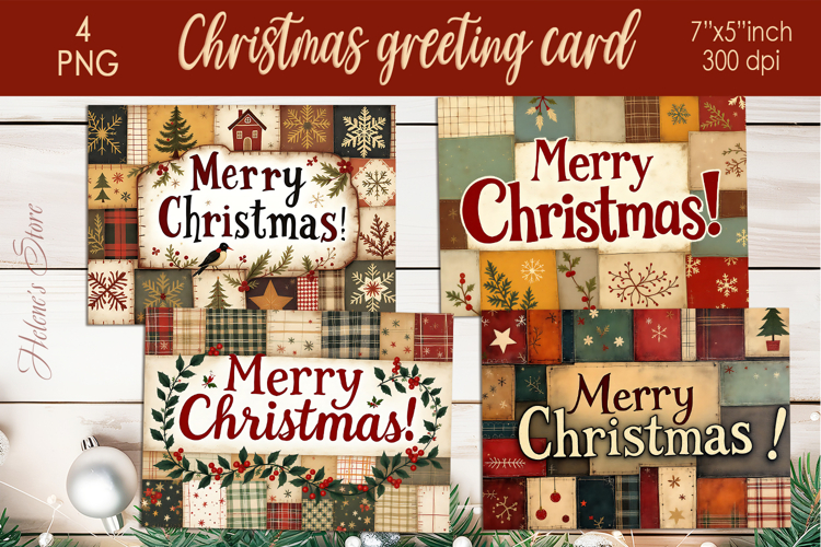 Christmas Card Templates Image 3