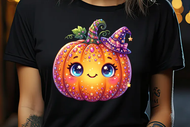 Cute Halloween clipart | Kawaii shirt sublimation designs