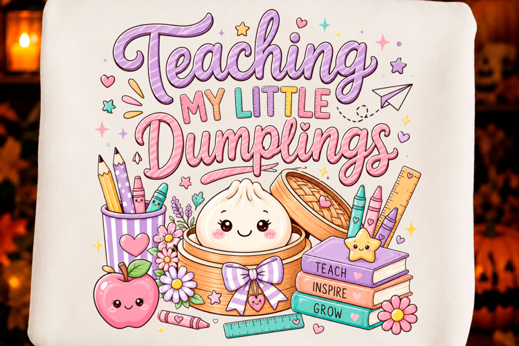 Teaching My Little Dumplings Teacher PNG