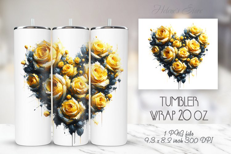 20 Oz Sublimation Tumbler Wrap Image 19