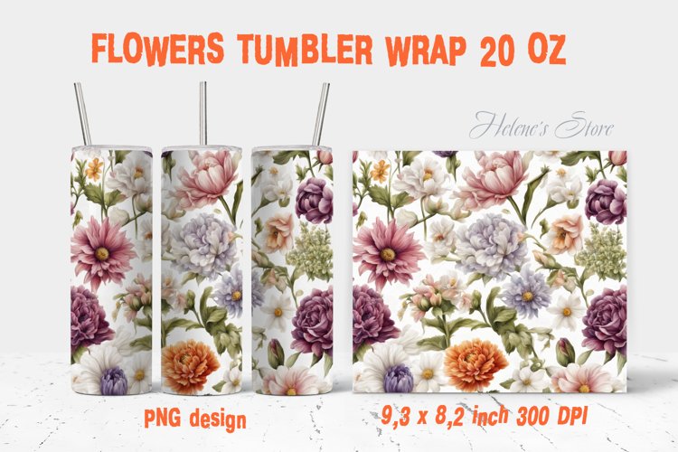 20 Oz Sublimation Tumbler Wrap Image 22