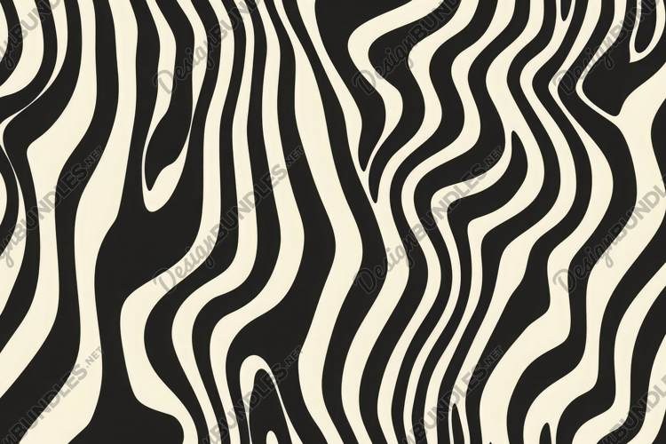 Zebra Print Background Wallpaper