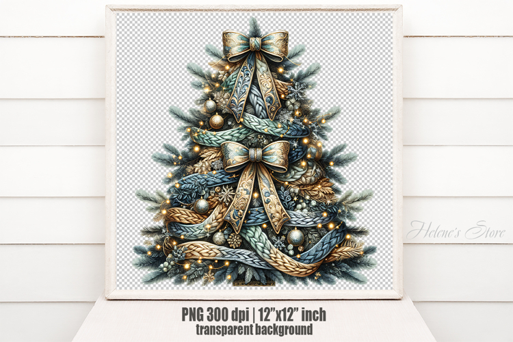 Christmas tree clipart | Winter forest t shirt design png