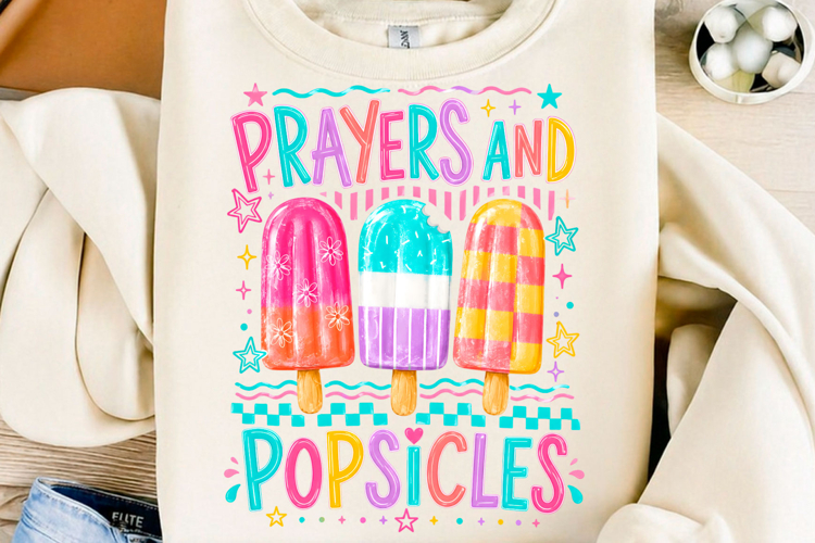Prayers and Popsicles PNG