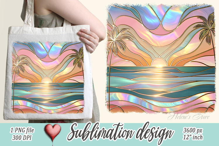 Gold summer beach palm tree sublimation designs |Pearl ocean