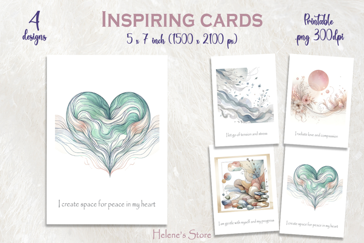 Inspiring quotes printable cards | Pastel watercolor designs