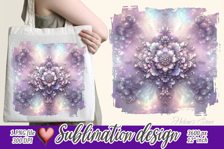3d Pastel floral pattern |Cute summer sublimation design png