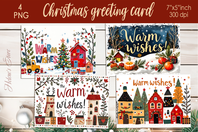 Christmas Card Templates Image 9