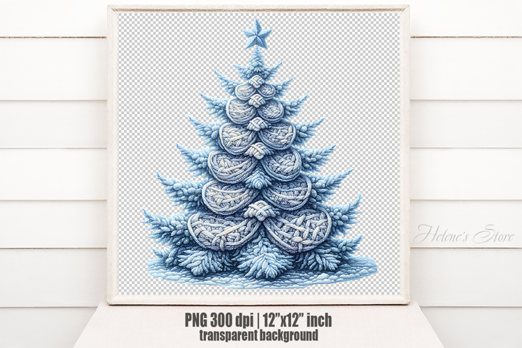 Christmas tree clipart | Winter forest t shirt design png