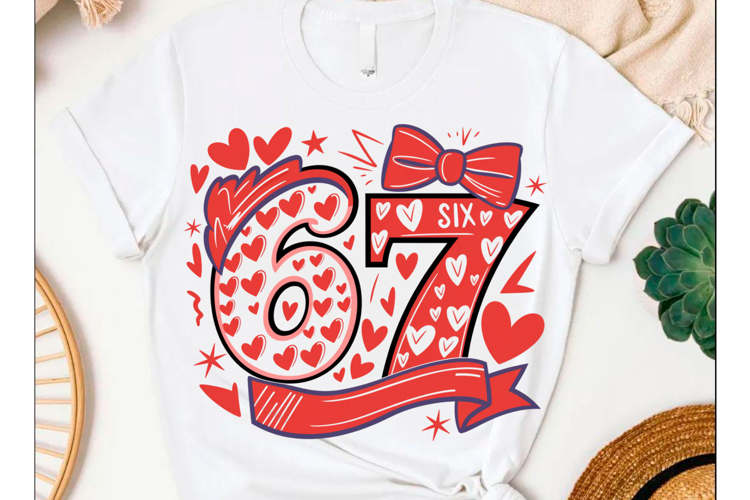 Valentine 67 Six Seven PNG Coquette